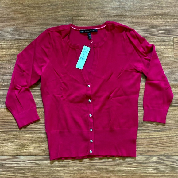NWT WHBM Snap-Front Cardigan - Picture 3 of 6